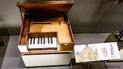 Monocorde à clavier Jean Tobie Schmidt 1819